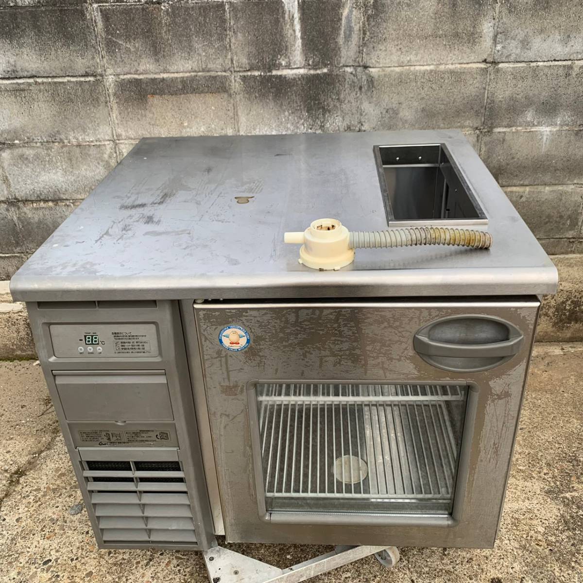 フクシマ 業務用冷蔵庫 縦型 2ドア EXD-20RM7 中古 497L 100V