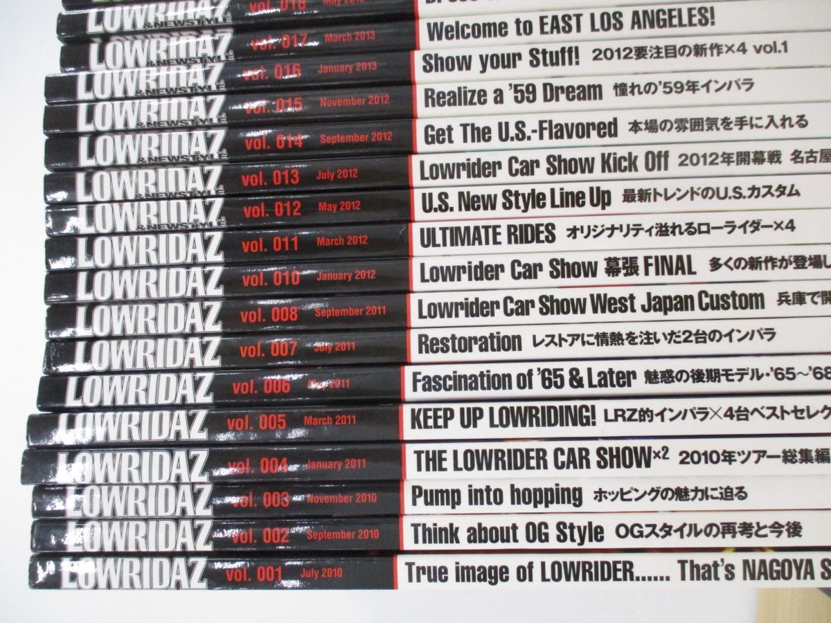 傷や汚れあり】□01)【同梱不可】LOWRIDAZ ローライダーズ 2010年-2015
