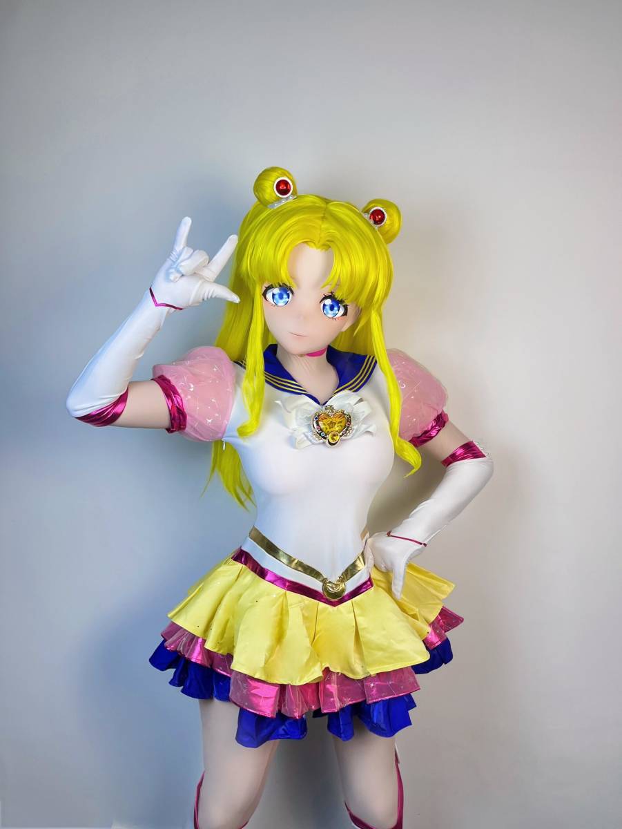 衣装付全頭面着ぐるみマスク コスプレコスチューム キグルミ