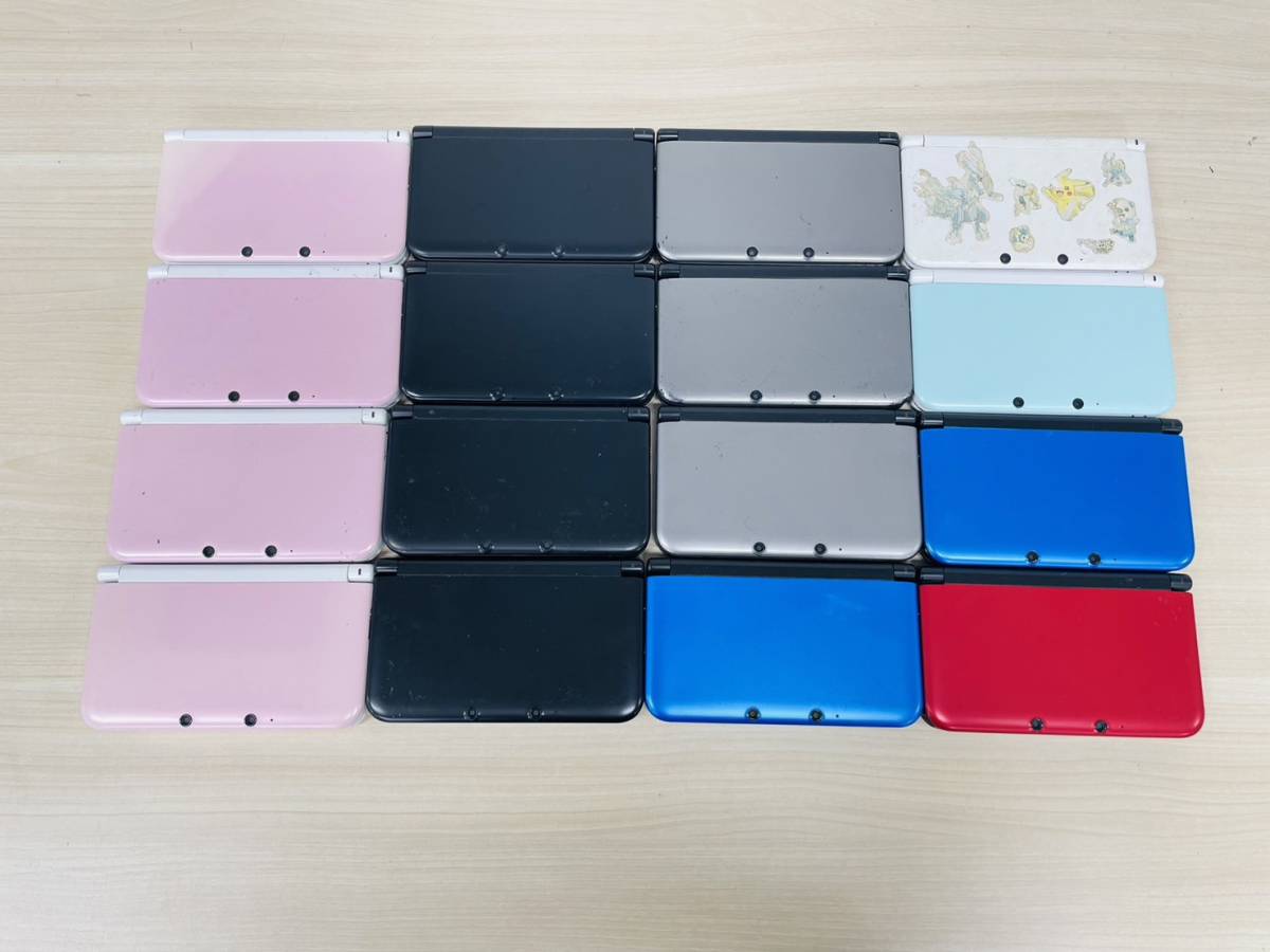 【全体的に状態が悪い】Nintendo 3DS ニンテンドー 3DS LL 16台 まとめ売り 通電確認済み H33の落札情報詳細