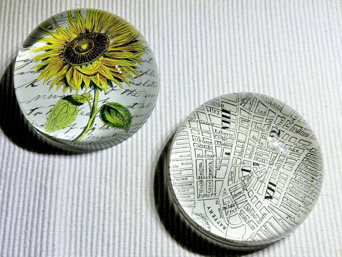 【やや傷や汚れあり】JOHN DERIAN ジョンデリアン デコパージュ ペーパーウェイト 2個セット 送料無料 bの落札情報詳細