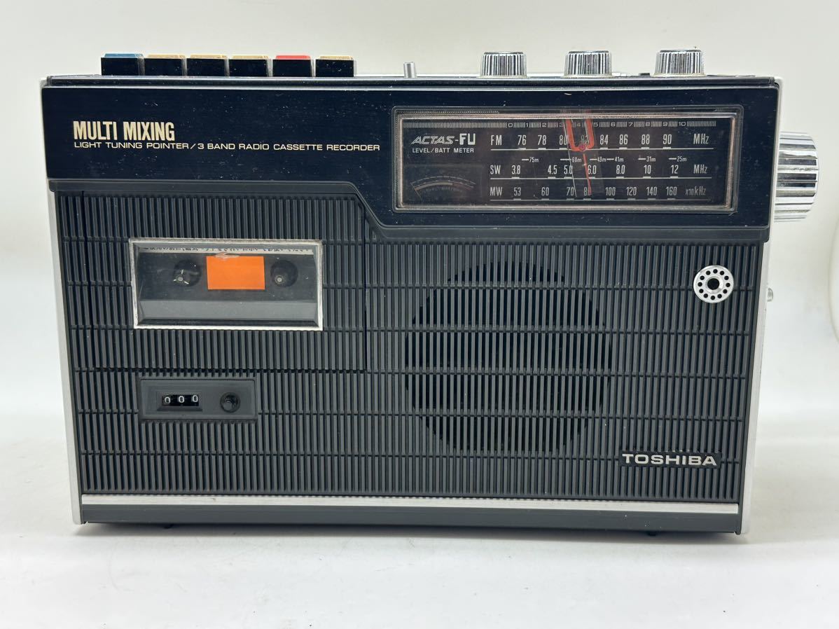 傷や汚れあり】TOSHIBA 東芝 ラジカセ ACTAS FU RT-323F 外箱付属 昭和
