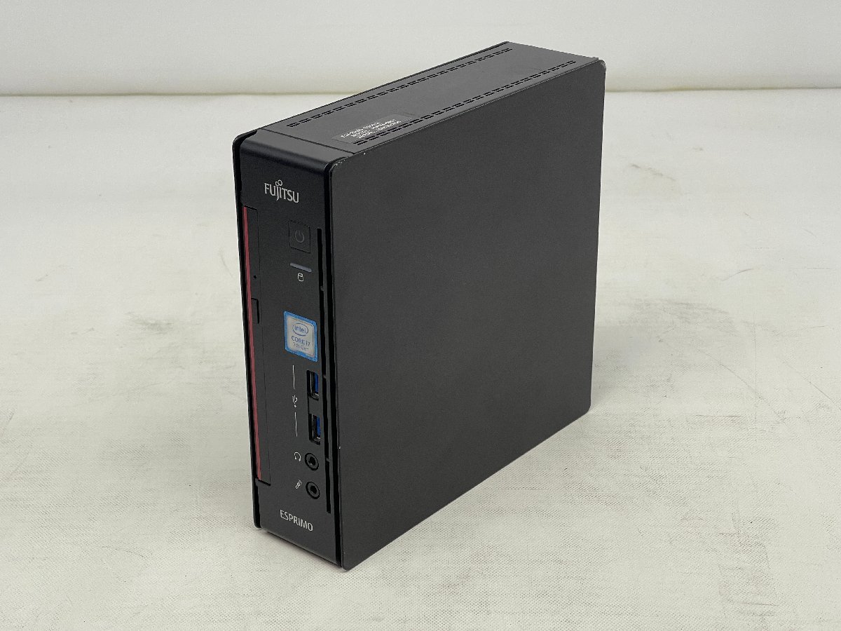 傷や汚れあり】☆FUJITSU ESPRIMO Q556/R☆Core i7-7700T @2.90GHz/8GB 