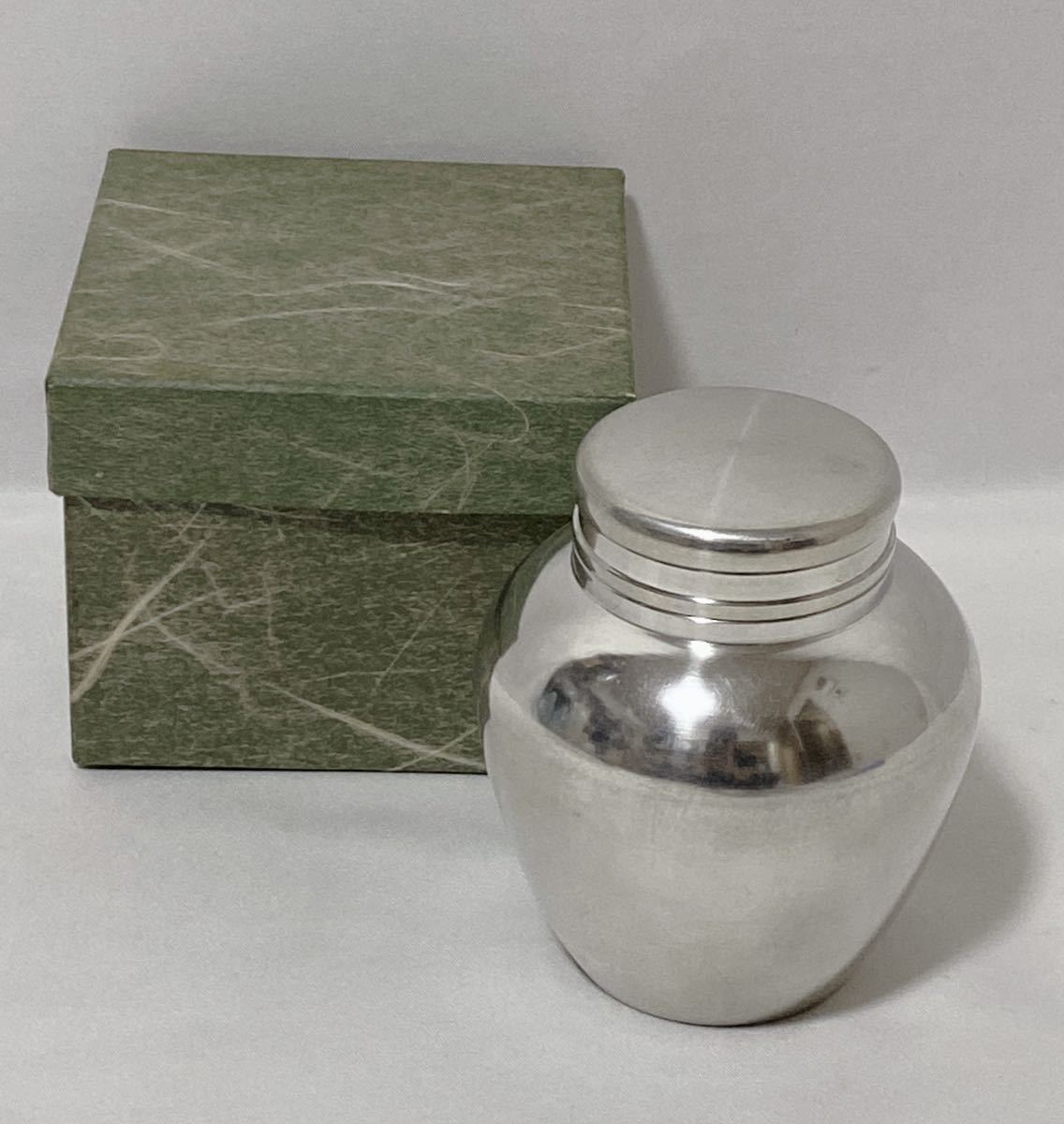 【未使用品】Studio GALA 茶筒錫蒔絵 未使用品】Studio GALA 茶筒錫蒔絵 未使用品】Studio GALA 茶筒錫蒔絵