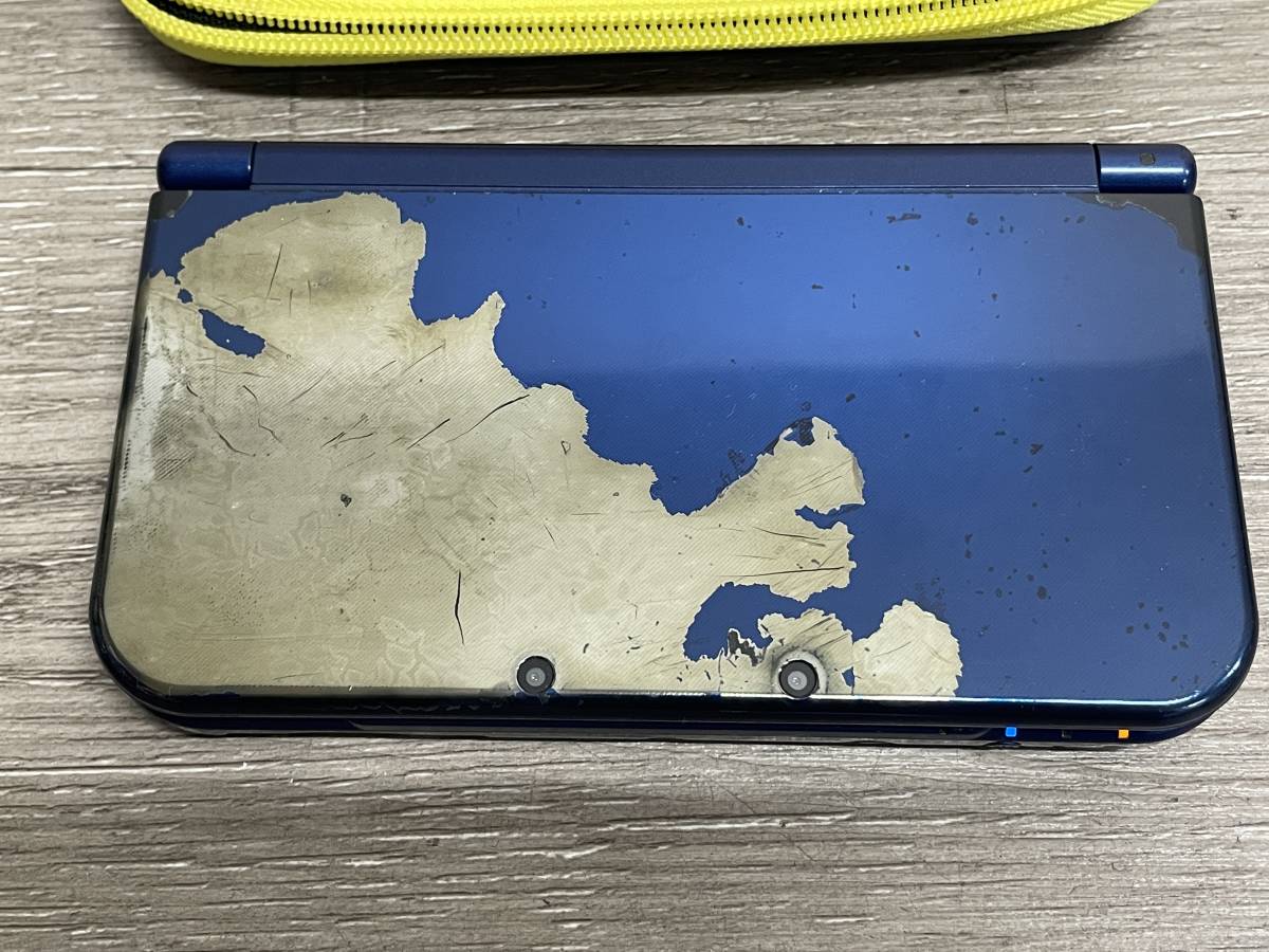 new Nintendo 3DS LL 青 傷あり