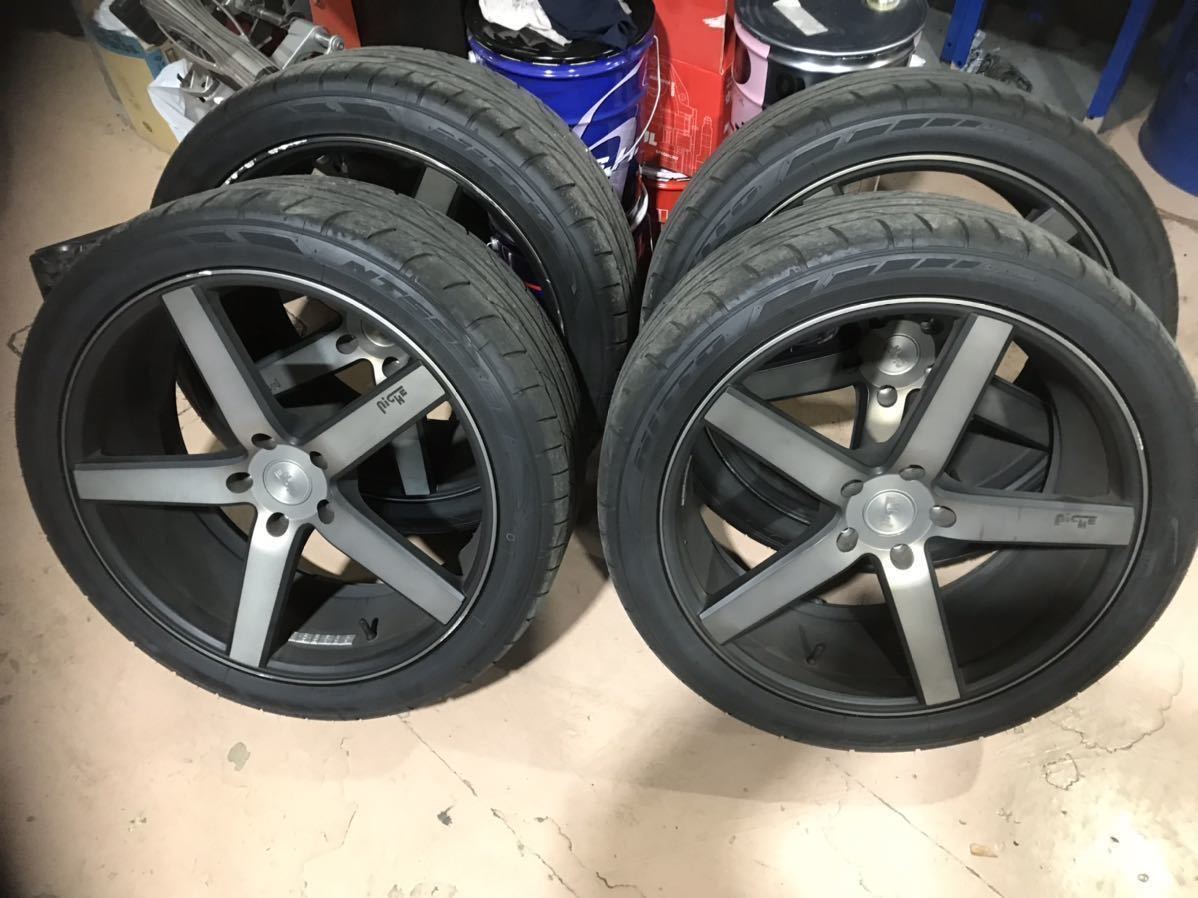 【傷や汚れあり】PORSCHE カイエン AUDI Q7 VW トゥアレグ BENZ ゲレンデG他 PCD130 niche 9j ET48