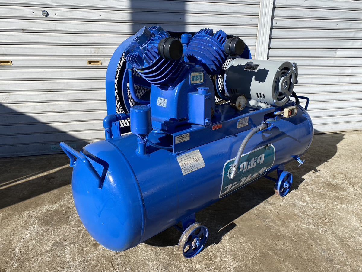 明治 meiji エアーコンプレッサー 3馬力 200V GNO-3C