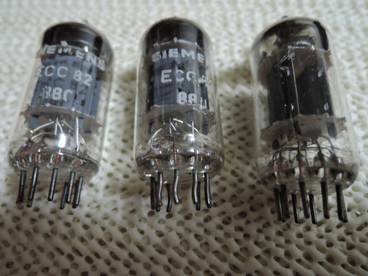 【傷や汚れあり】【中古品・送料無料】 ECC82(12AU7) 3本セット (TELEFUNKEN x1本 ・ SIEMENS x2本)の落札 ...