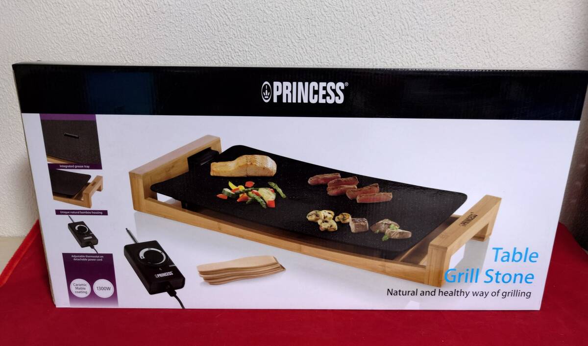 【未使用に近い】【新品 未使用♪♪♪】 PRINCESS Table Grill Stone テーブルグリルストーン ホットプレートの落札情報
