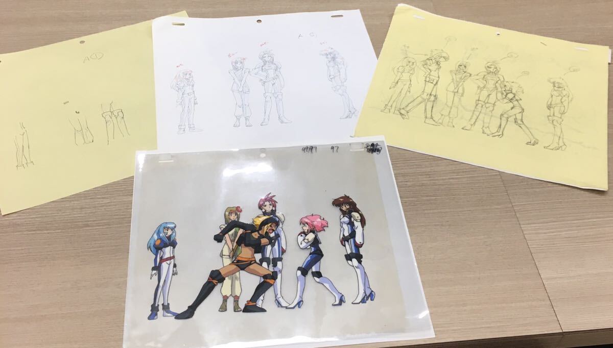 ヤフオク→海外市場移行セール中】ガルフォース☆セル画＆原画多数  