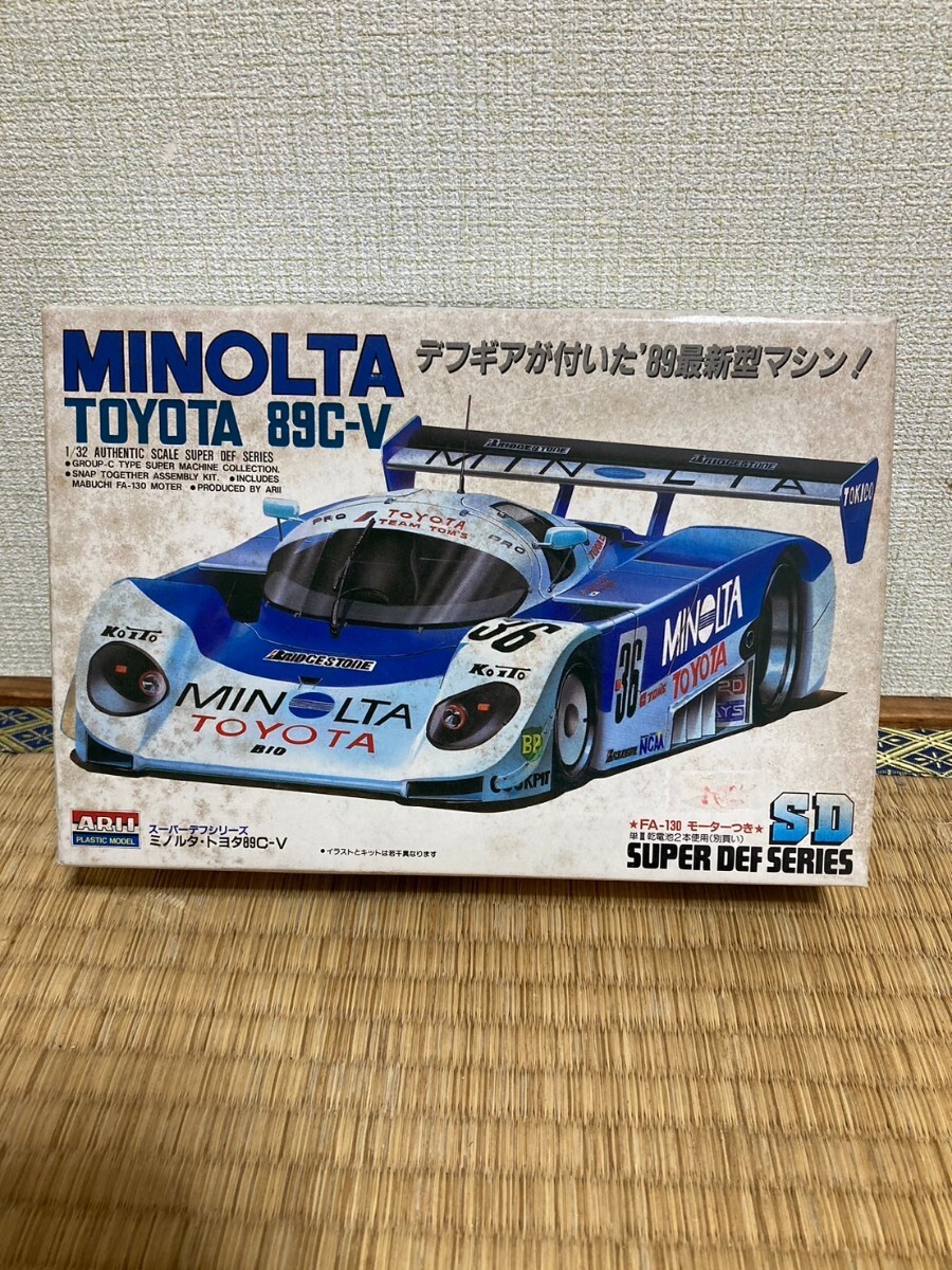 やや傷や汚れあり】ARII スーパーデフシリーズ ミノルタ・トヨタ89C-V