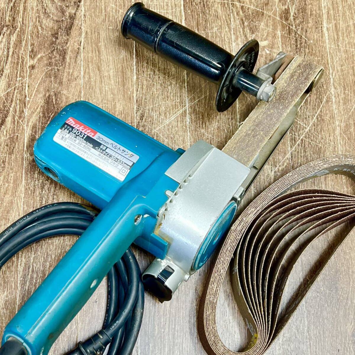 中古 makita マキタ 30mm ベルトサンダ 9031 マキタ 30mmベルトサンダ 