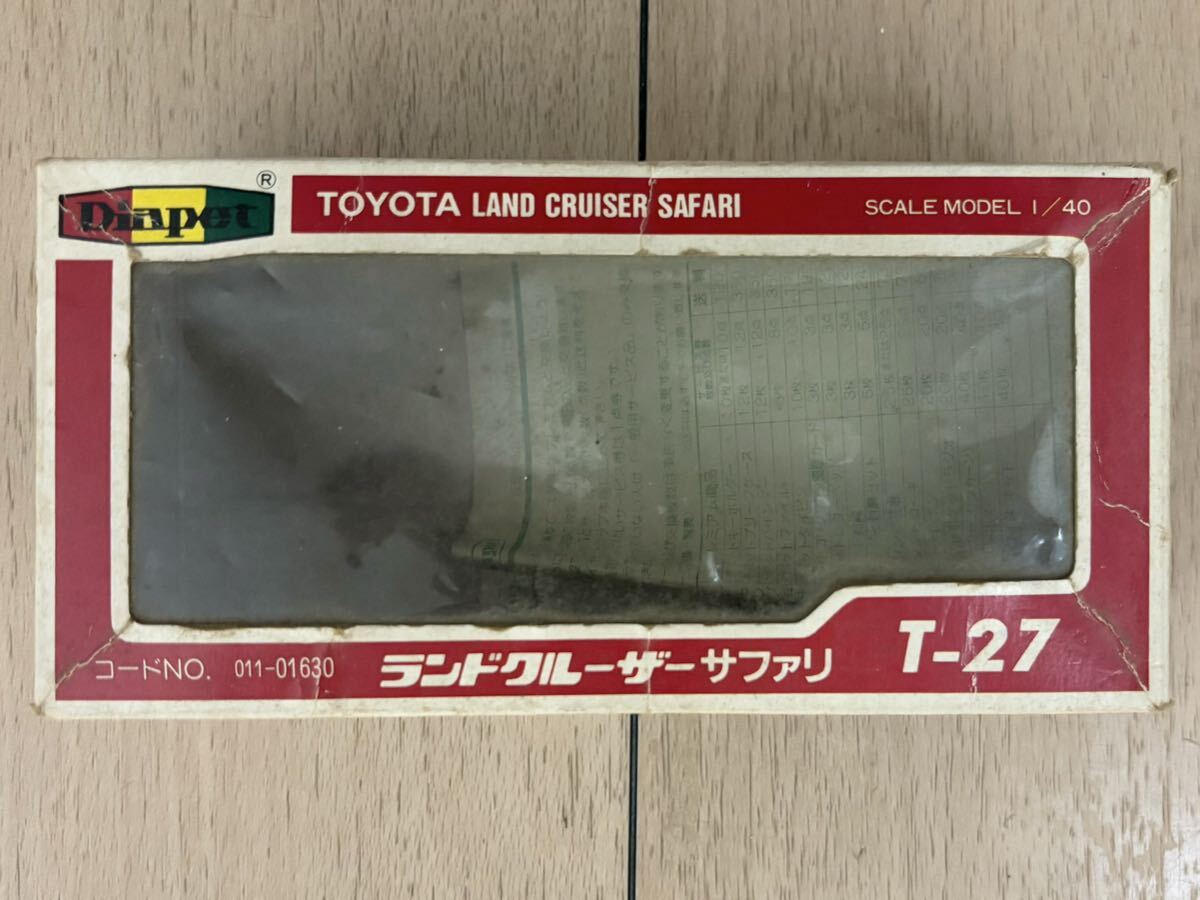 ダイヤペット　トヨタ　ランドクルーザー　サファリ　T-27 1/40 ダイヤペット トヨタ ランドクルーザー サファリ T-27 1/40