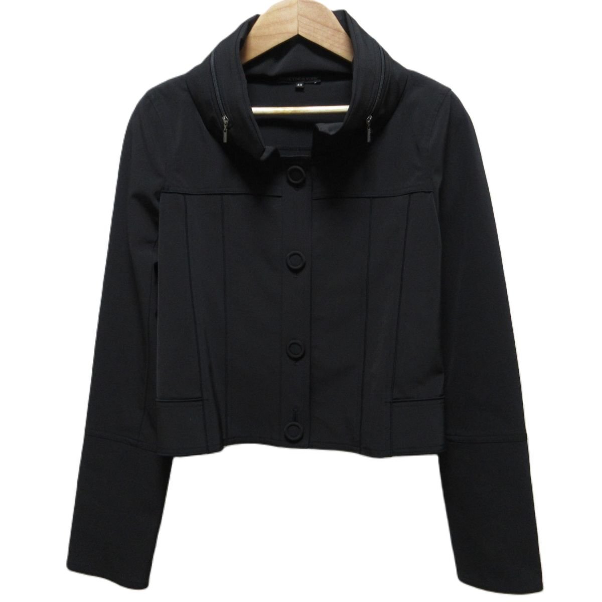 FOXEY フォクシー　truffle ジャケット　中綿入り　38 黒 FOXEY フォクシー truffle ジャケット 中綿入り 38 黒 - メルカリ