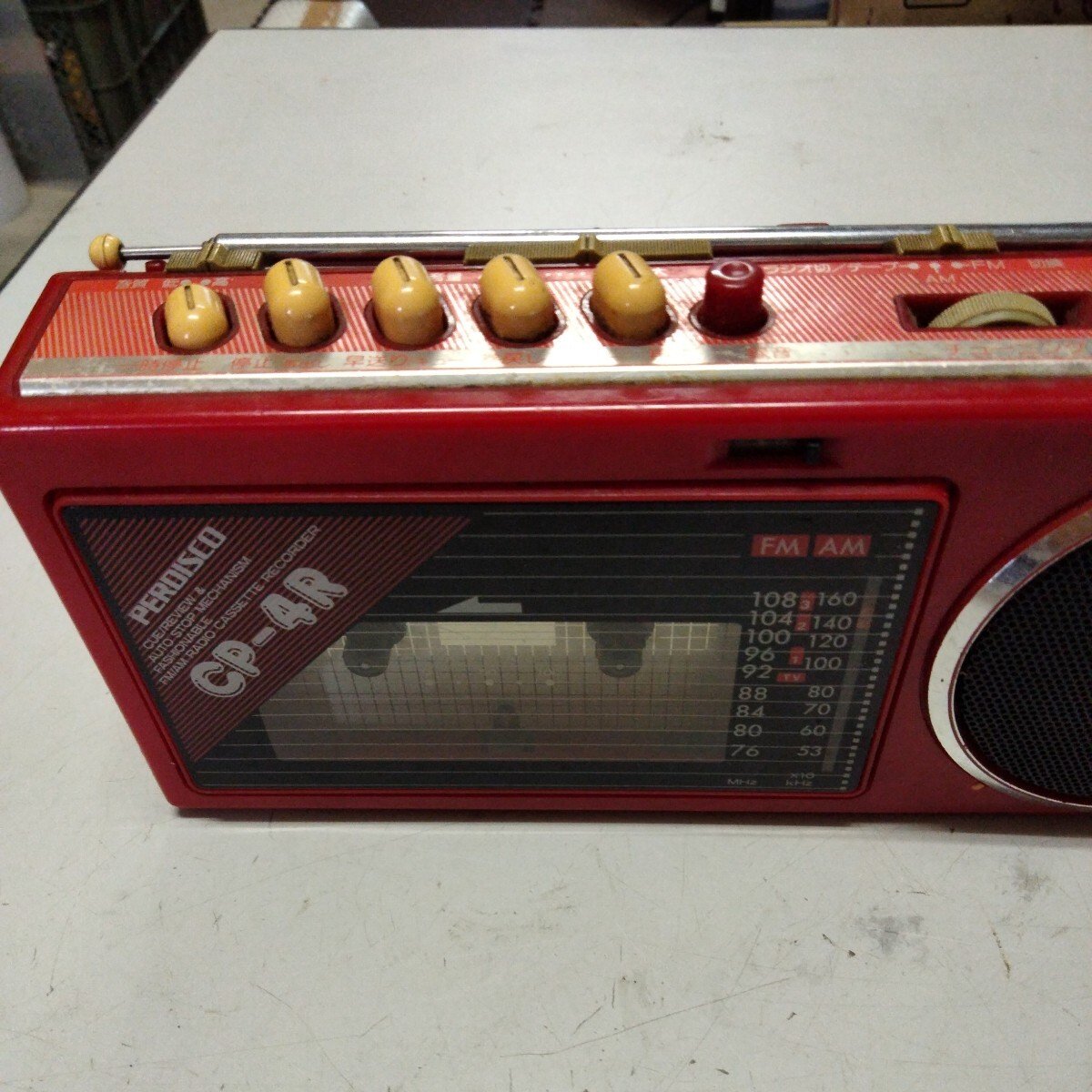 昭和レトロ 日立 カセットプレーヤー ジャンク パディスコ CP-7