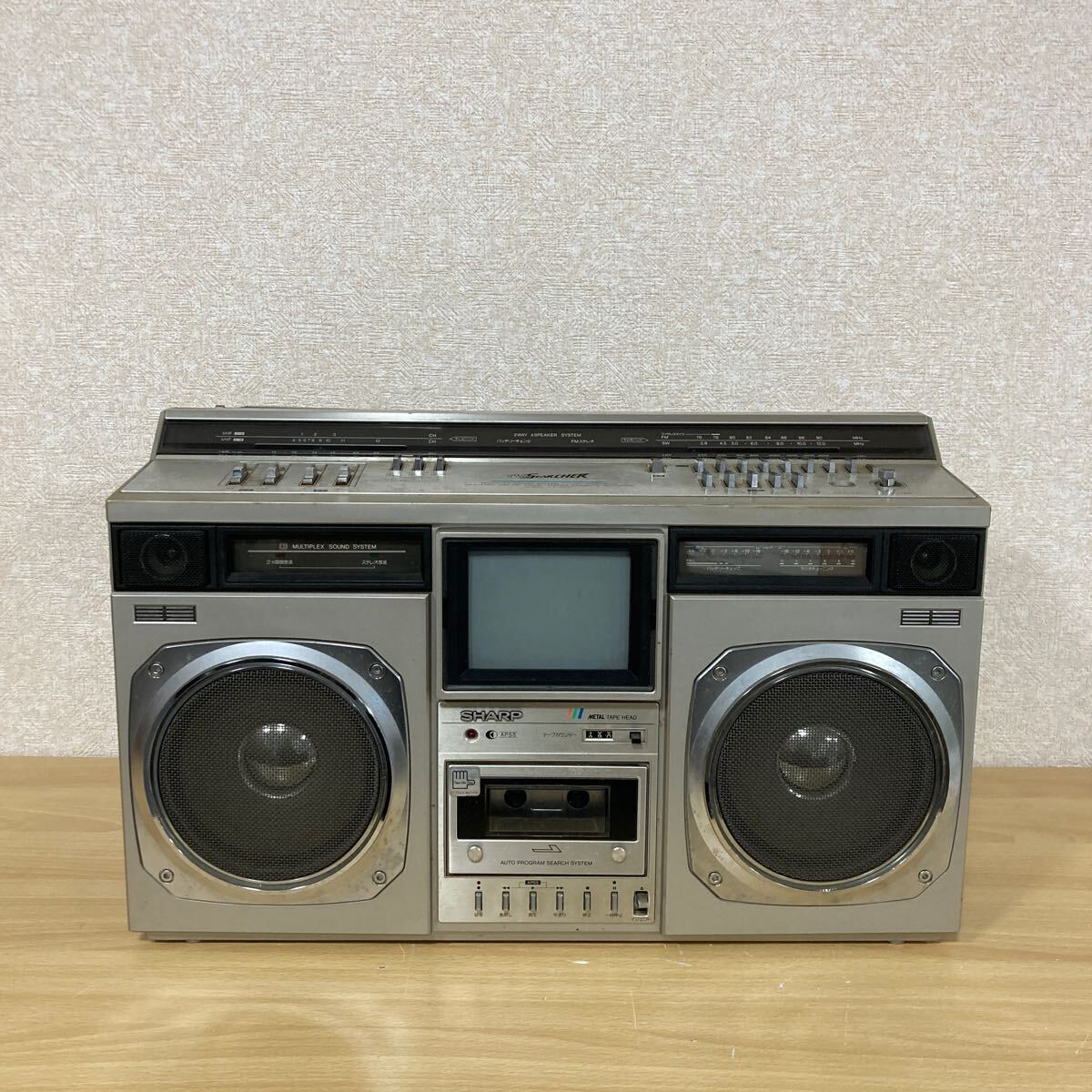 SHARP シャープ ラジカセ TV THE SEARCHER CT-6001K Sharp The Searcher CT-6001 | CRT Database