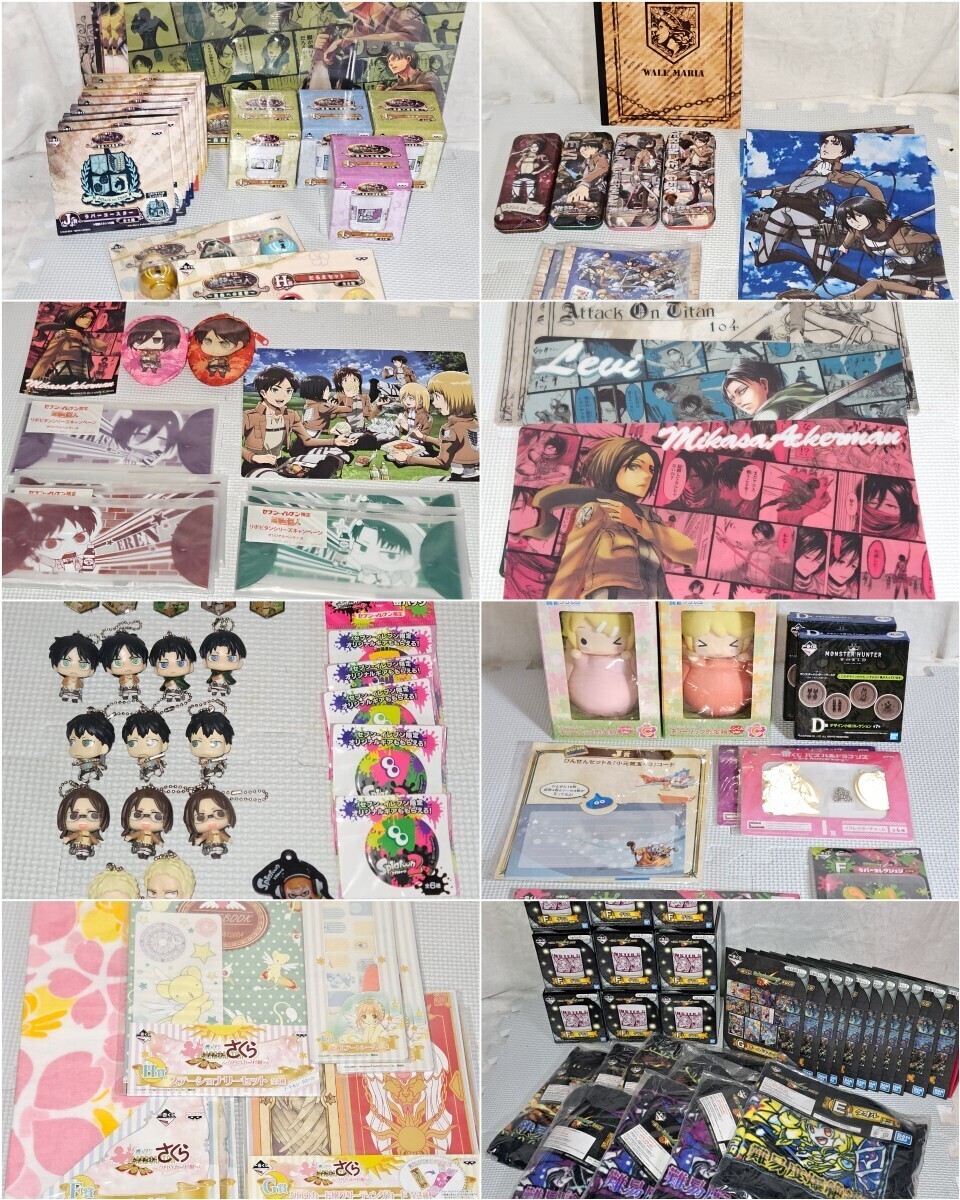 進撃の巨人 写真 未使用に近い]1円スタート[アニメグッズ 大量