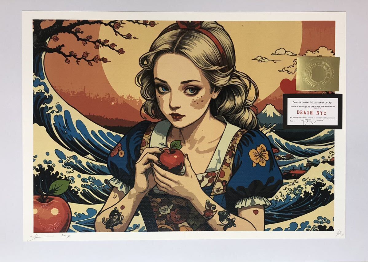 DEATH NYC アートポスター　限定　ディズニー　セクシーアリス DEATH NYC アートポスター限定ディズニーセクシーアリス