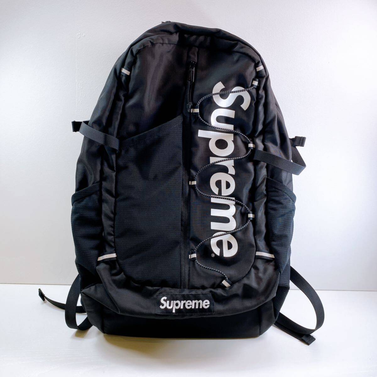 美品】Supreme 黒 リュック・バックパック