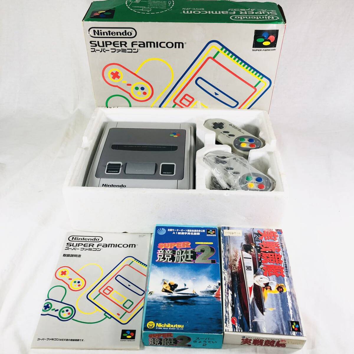 Nintendo SHVC-001 ソフト3本付 Nintendo SHVC-001 ソフト3本付