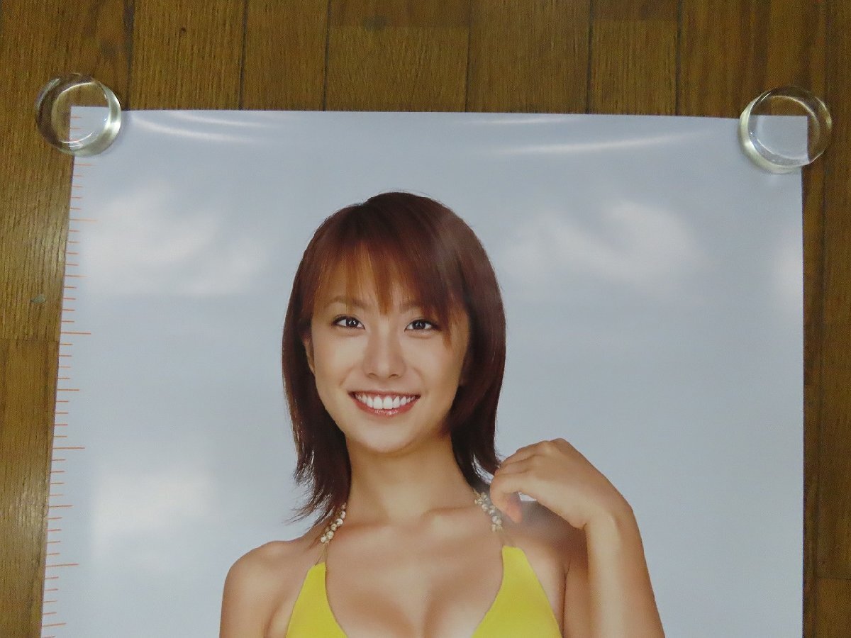 山本梓 等身大ポスター ヤングサンデー応募者全員サービス 黄色水着で挑発 山本梓 等身大ポスター ヤングサンデー応募者全員サービス 黄色