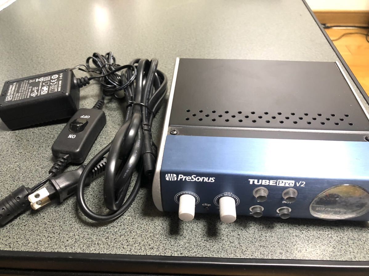 改造・美品】マイクプリアンプ PreSonus TUBEPRE V2 真空管 【公式通販】