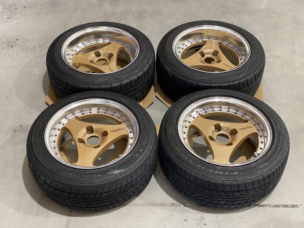 ADVAN RACING 淡い oni2 15×8j