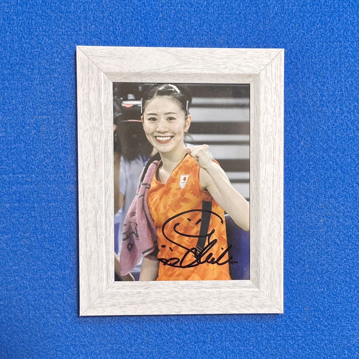 志田千陽 松山奈未 パリ五輪バドミントン日本代表 シダマツ直筆サイン