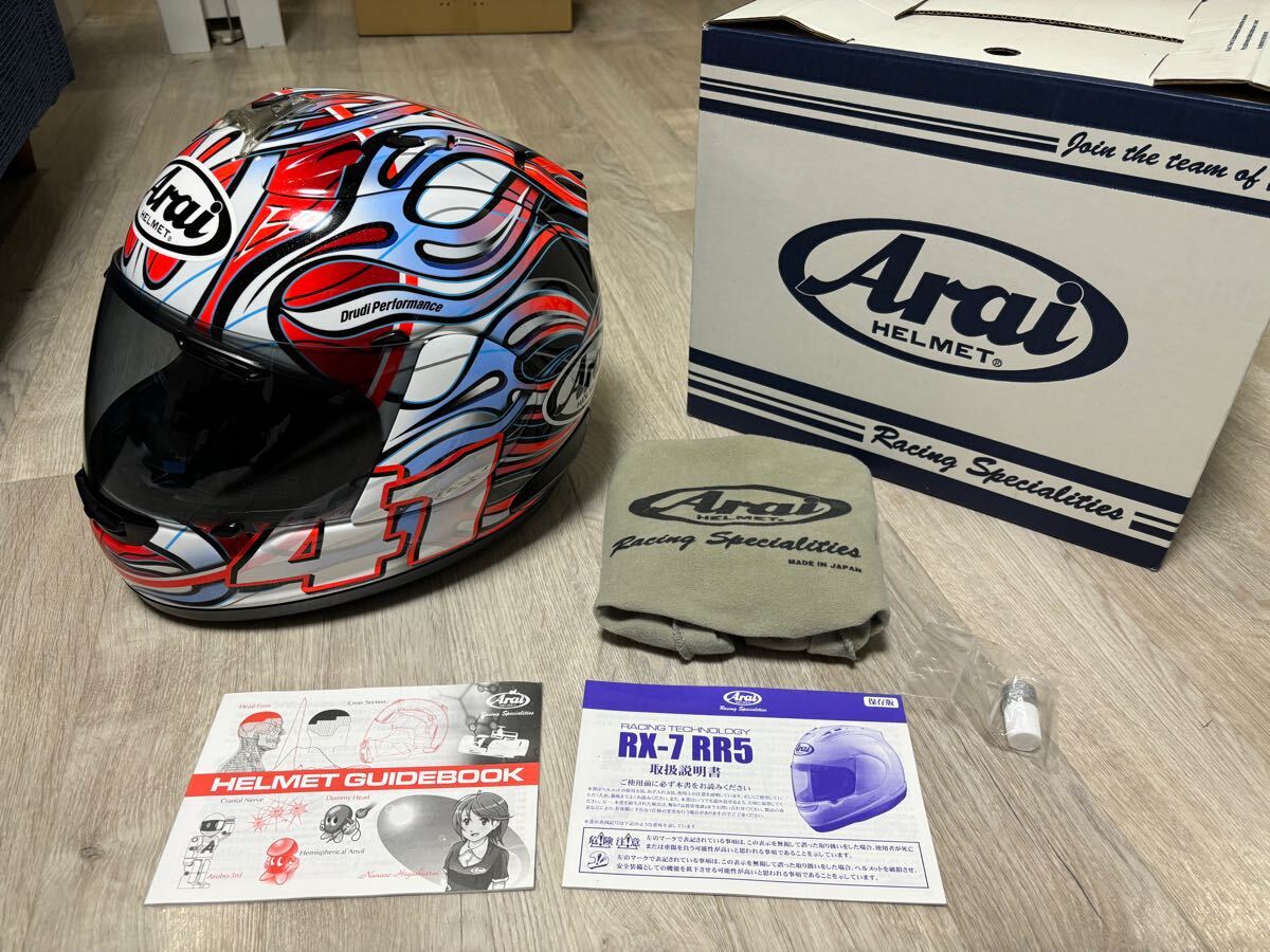 新品未使用 Arai Arai RX-7X ハガ M ちょんぎっ サイズ HAGA 芳賀 