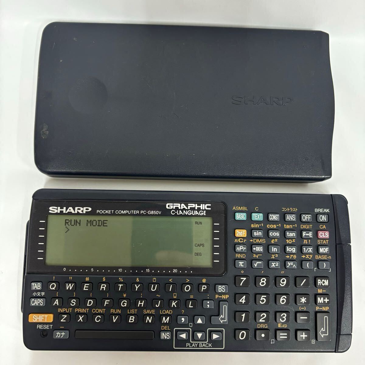 【希少】シャープ　ポケコン　PC-E650 SHARP PC-E650 64KB ポケットコンピュータ ポケコン 本体のみ シャープ