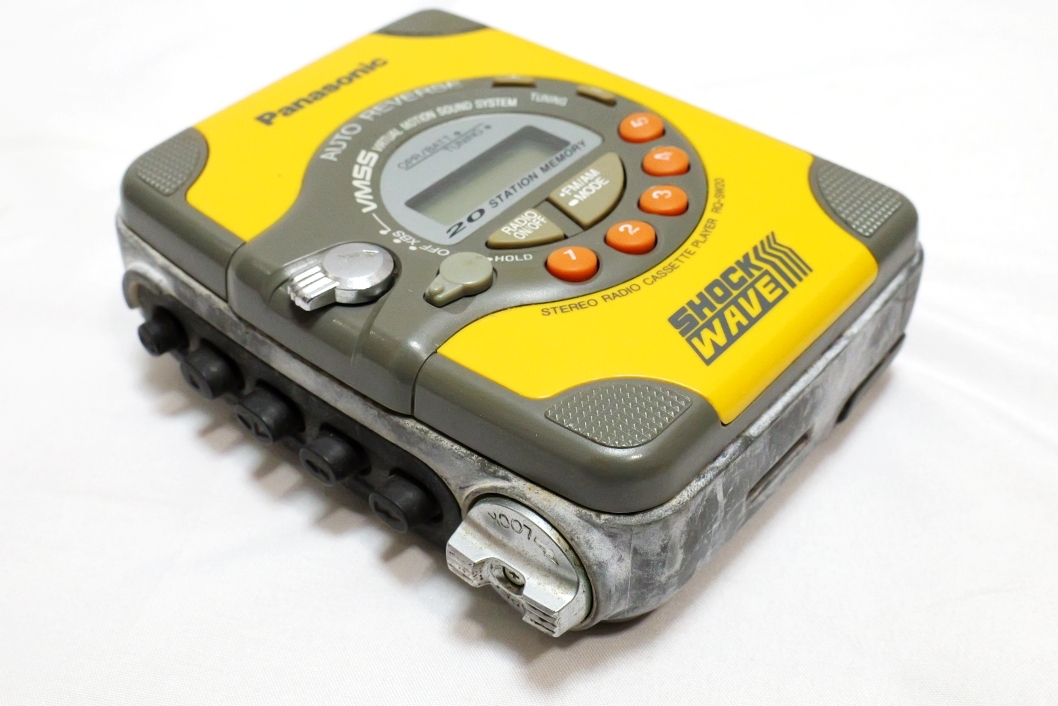 パナソニック ショックウェーブカセットプレーヤー RQ-SW20 ジャンク品 ハードオフ】ジャンク品修理チャレンジ ポータブルカセット