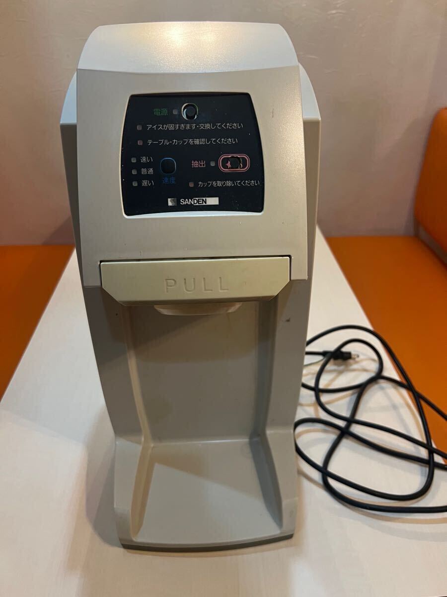 サンデン ONE SHOT カップアイス 100V スジャータ シルクアイス 店舗