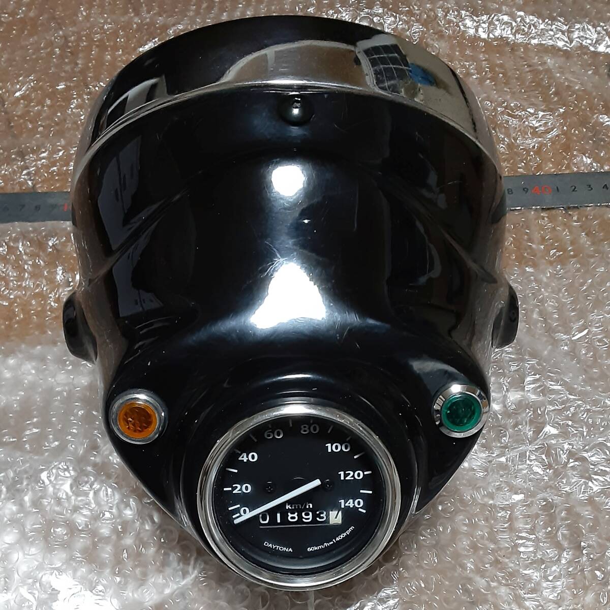 新品 Ural  R71 R75 メーターインヘッドライト 傷や汚れあり】シックデザイン メーターイン ヘッドライトケース