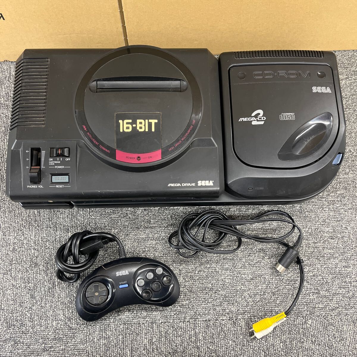 ●●U◆SEGA セガ メガドライブ メガCD 本体のみ ジャンク品 : MEGA\u2010CD 本体 メガドライブ : ゲーム
