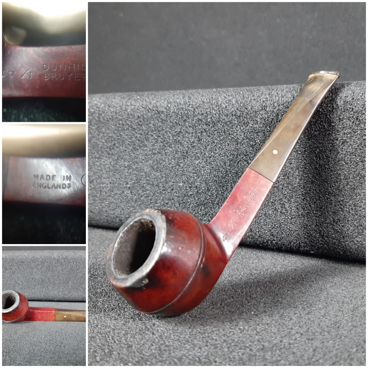DUNHILL ダンヒル R 196 F/T MADE IN ENGLAND 喫煙具 パイプ 元袋付き  