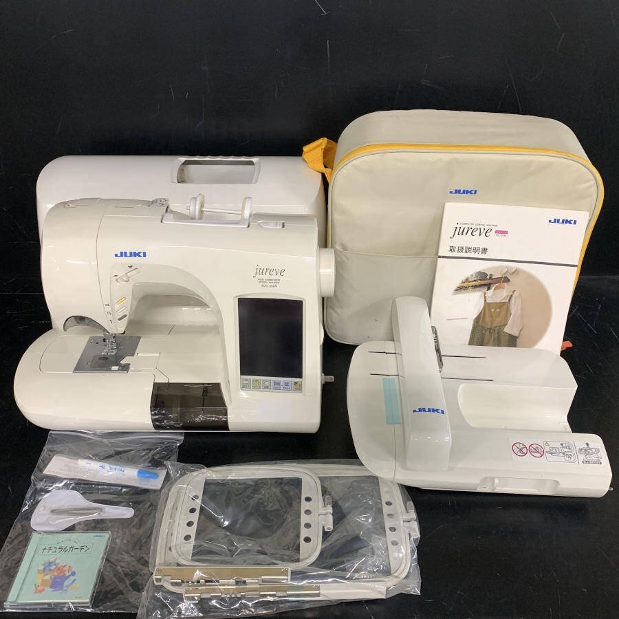 JUKI☆HZL-010N＆EM-3☆ミシンと刺しゅう機のセット ケース付です JUKI☆HZL-010N＆EM-3☆ミシンと刺しゅう機のセット ケース付