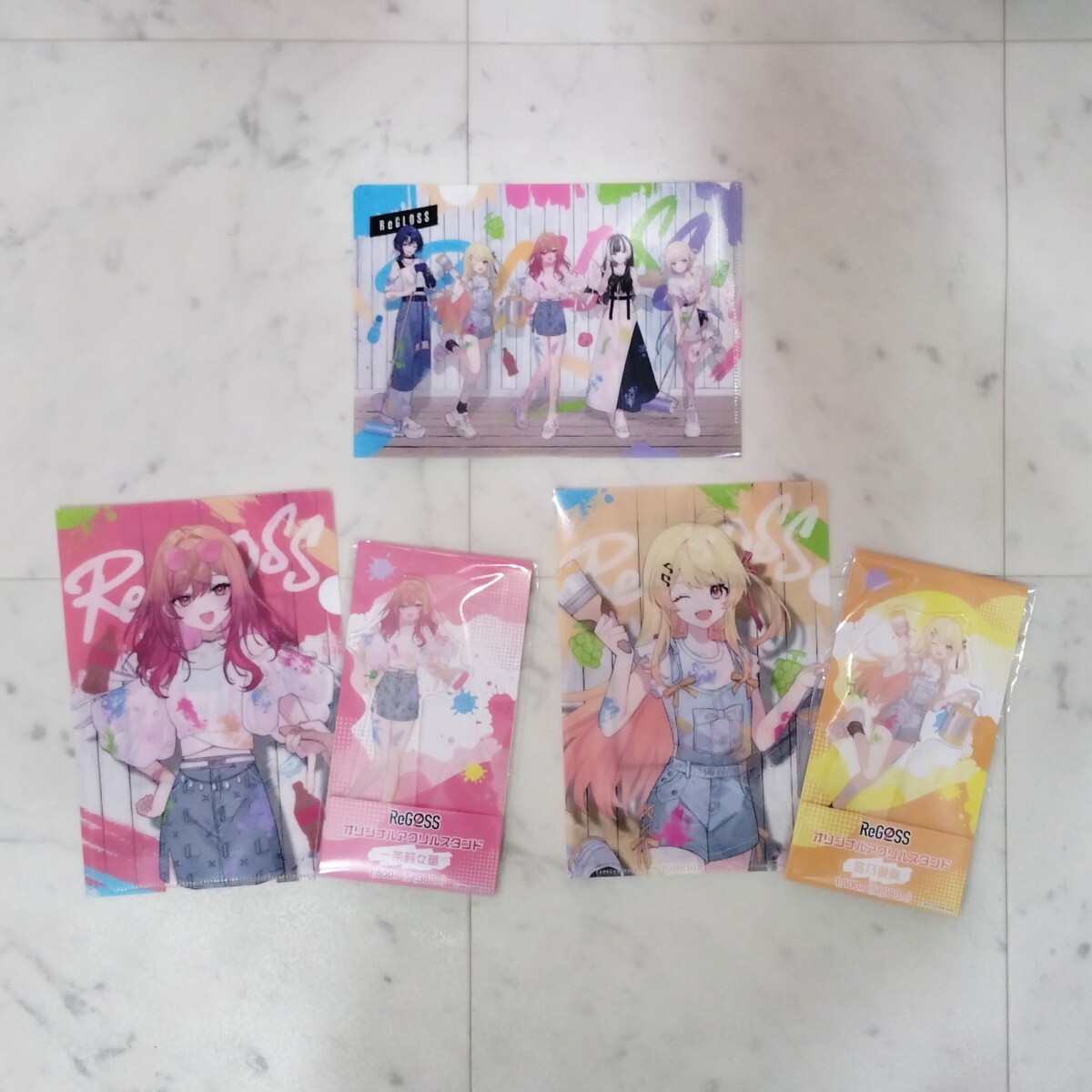ホロライブ リグロス ReGLOSS 一条 莉々華 缶バッジ 48個 ② ReGLOSS's