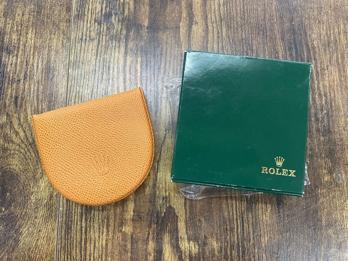 ROLEXロレックス ノベルティ財布 札入れ2個セット赤×緑 （新品】1円 未 