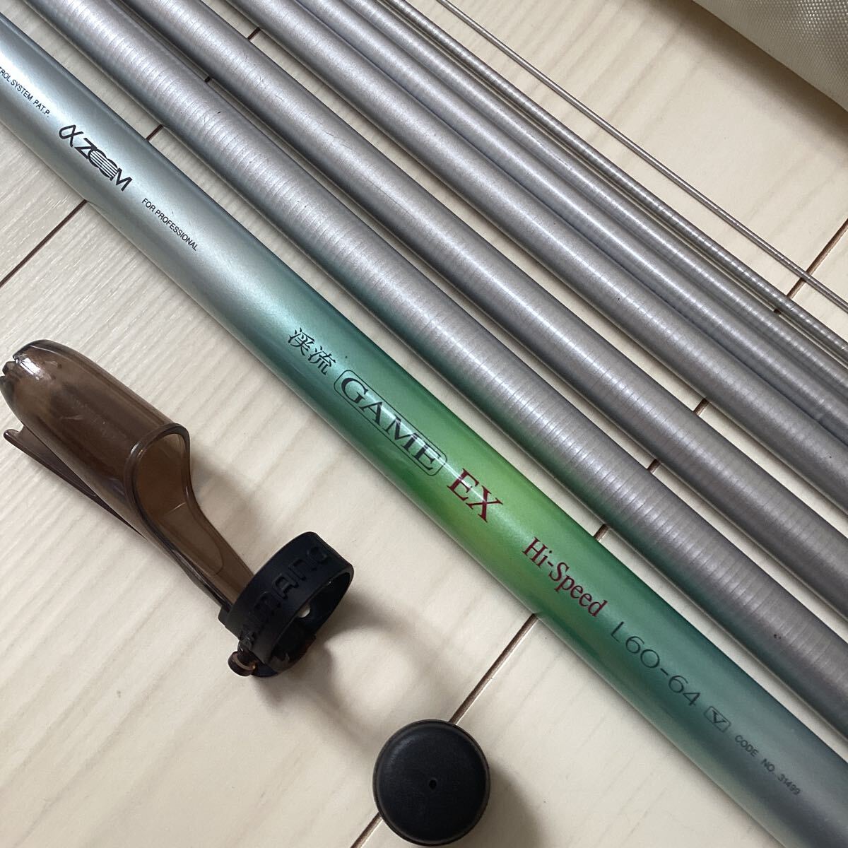 中古】シマノ 翠微 EX 硬調60 ZR 使用少 美品 渓流竿の