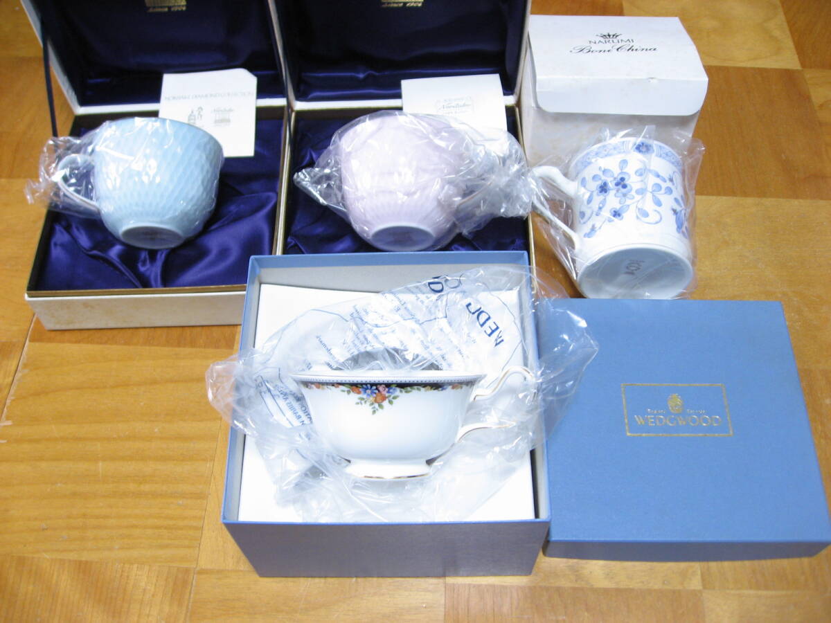 ホヤ　HOYA クリスタル　碗皿コレクション　柄違い5客セット　箱入り ホヤHOYA クリスタル碗皿コレクション柄違い5客セット箱入り