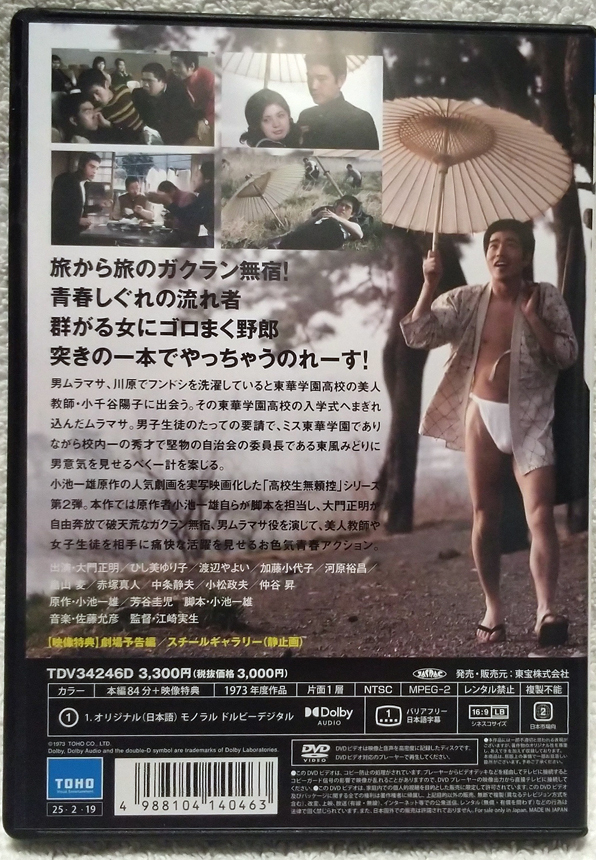 未使用に近い】【DVD】『高校生無頼控 突きのムラマサ』 江崎