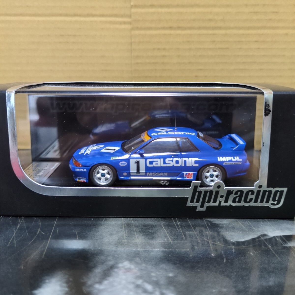 【目立った傷や汚れなし】hpi-Racing CALSONIC SKYLINE (#1) 1991 JTC 記載文を必ずお読み下さい。写真だけ ...