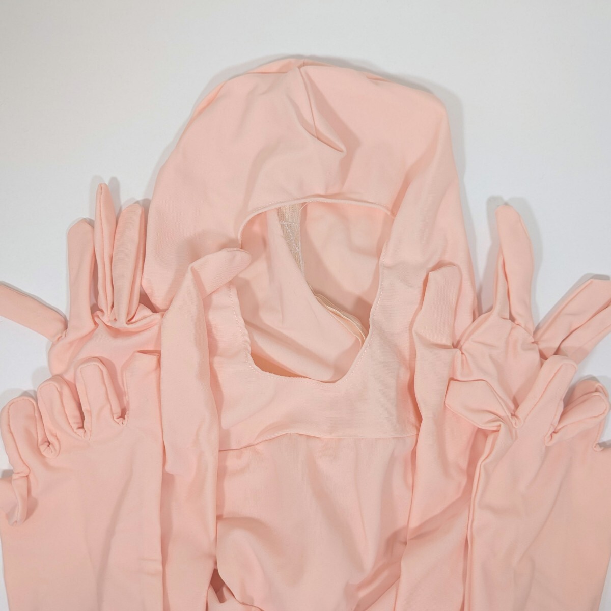 着ぐるみ 肌タイツ 男性L 胸パットポケット 顔開き