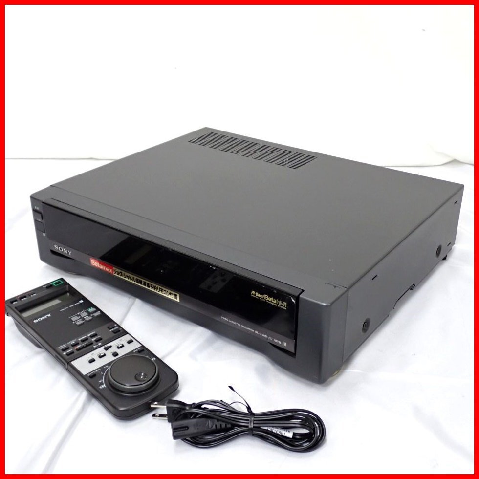 SONY SL-F205 ベータビデオデッキ☆ ジャンク扱い SONY SL-F205 ベータビデオデッキ☆ ジャンク扱い