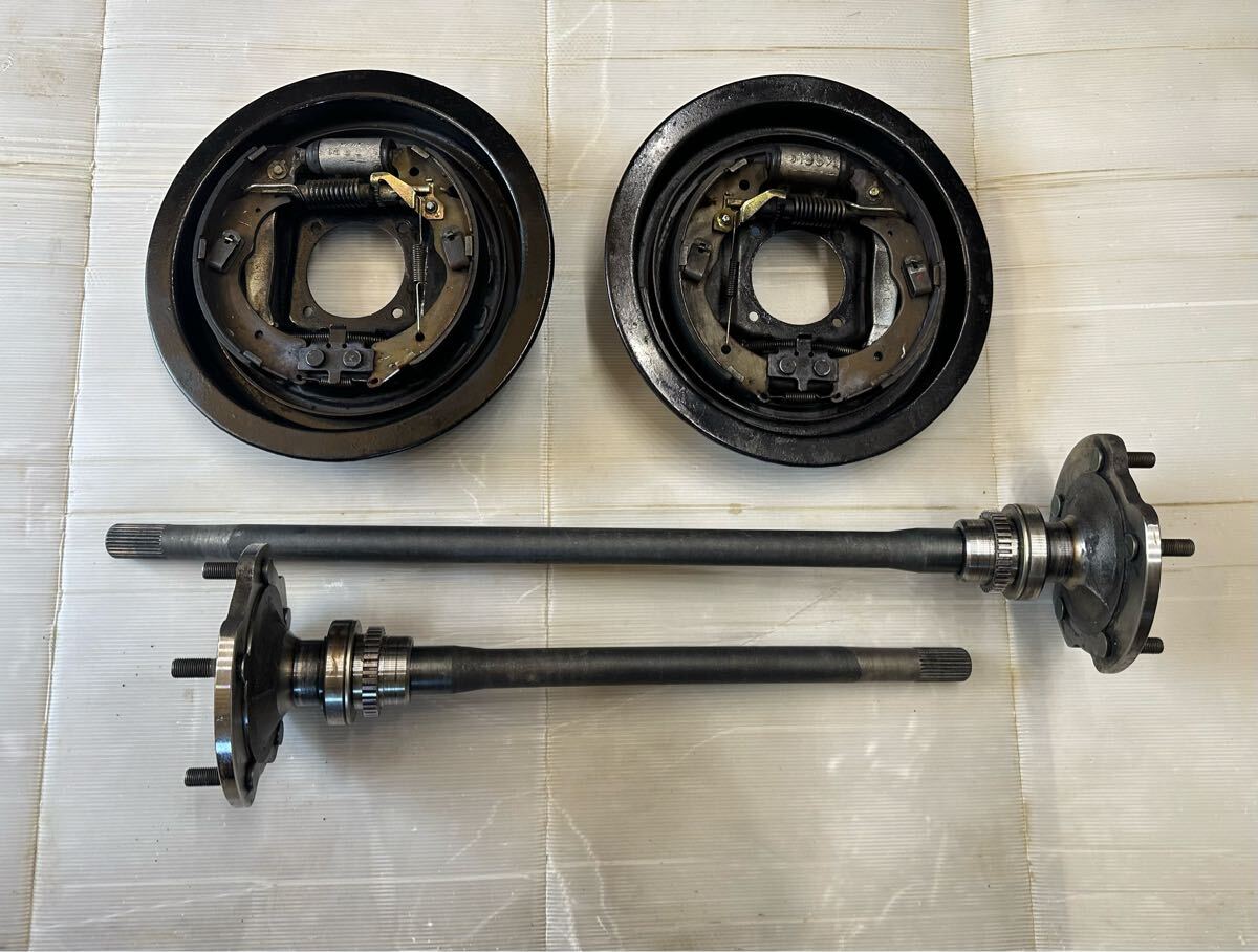 ジムニー JA11 リア ドライブシャフト バックプレート 抜き差し加工