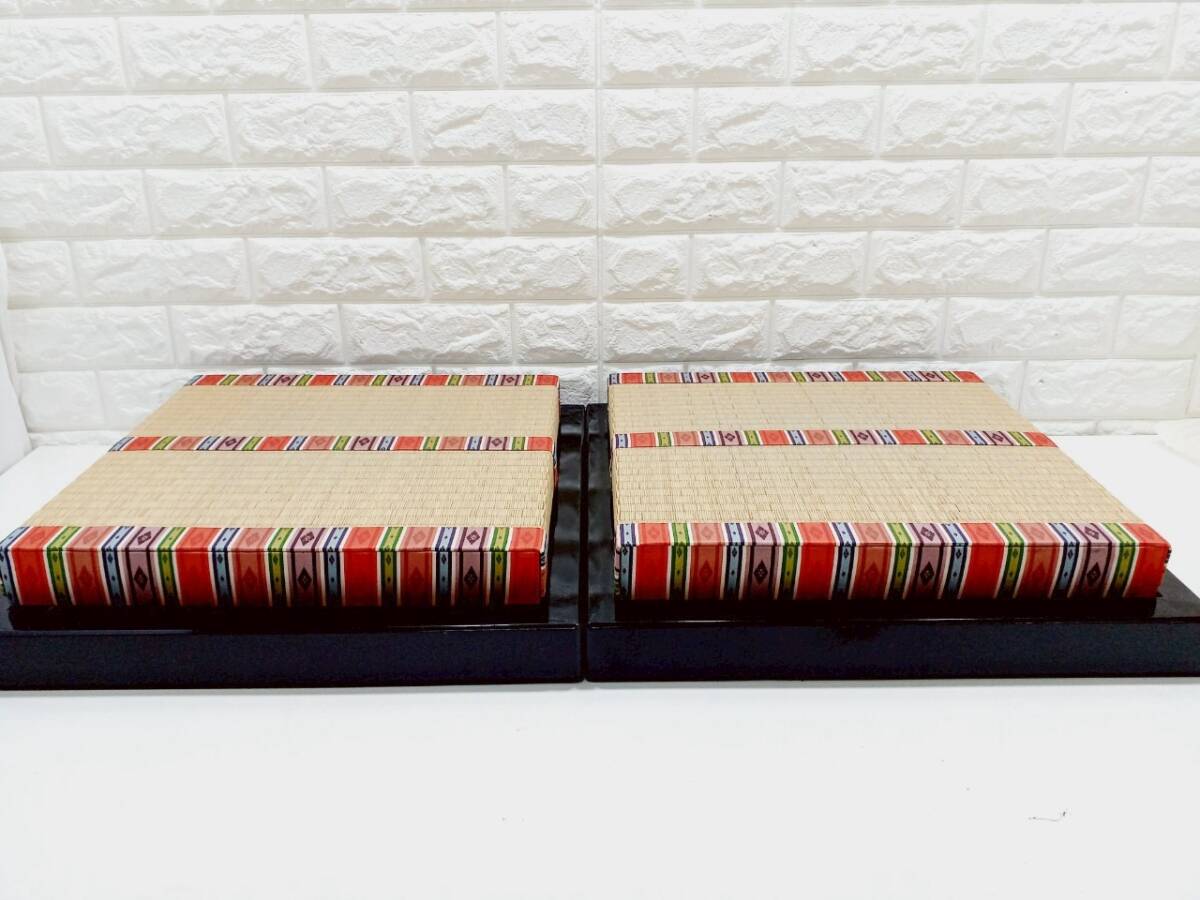 I12-3232[VOX] 時代物 秀峰作 ひな人形 屏風付き 日本人形 共箱 