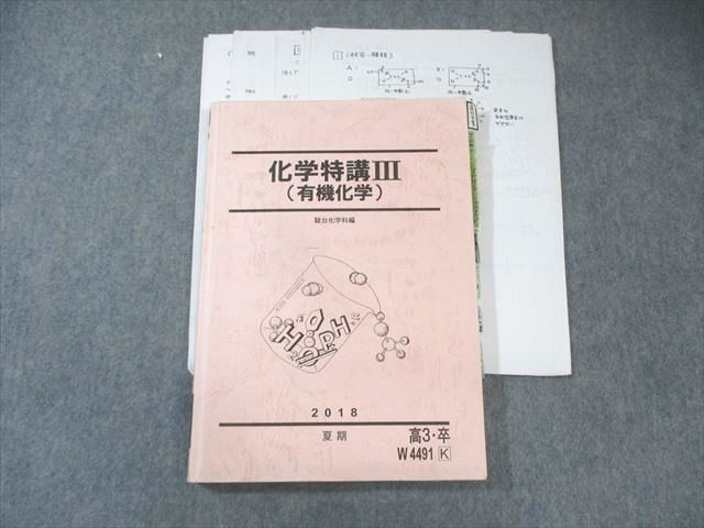 NI29-038 駿台 化学特講Ⅲ(有機化学の完全征服)/付録&解答・解説集