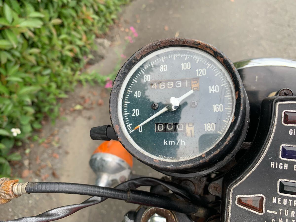 CB450N 当時物 純正 実動メーター 検/CB250N CB400N ホークⅢ