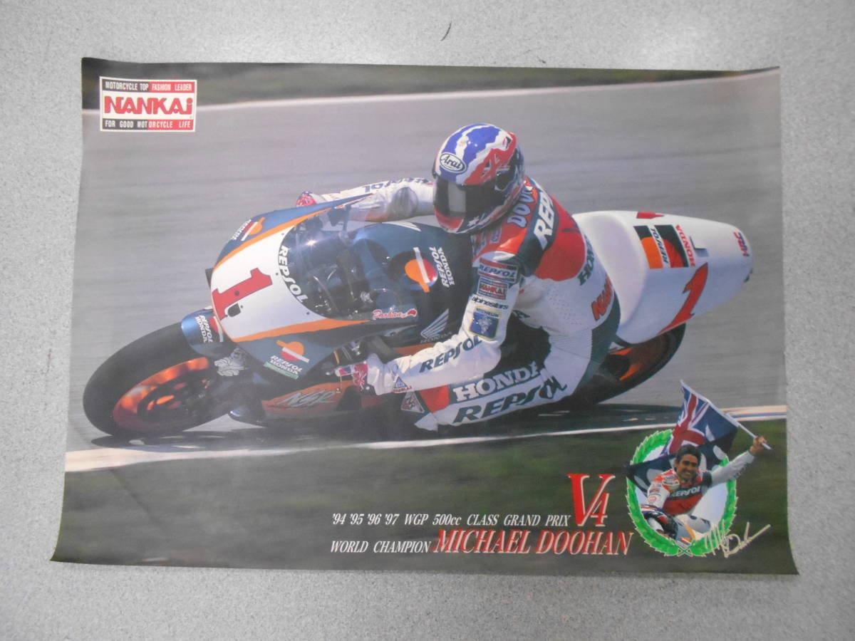 MotoGP ミック・ドゥーハン選手　直筆サイン入り色紙 マイケル・ドゥーハン Michael Doohan 直筆サイン入り写真 証明書付き