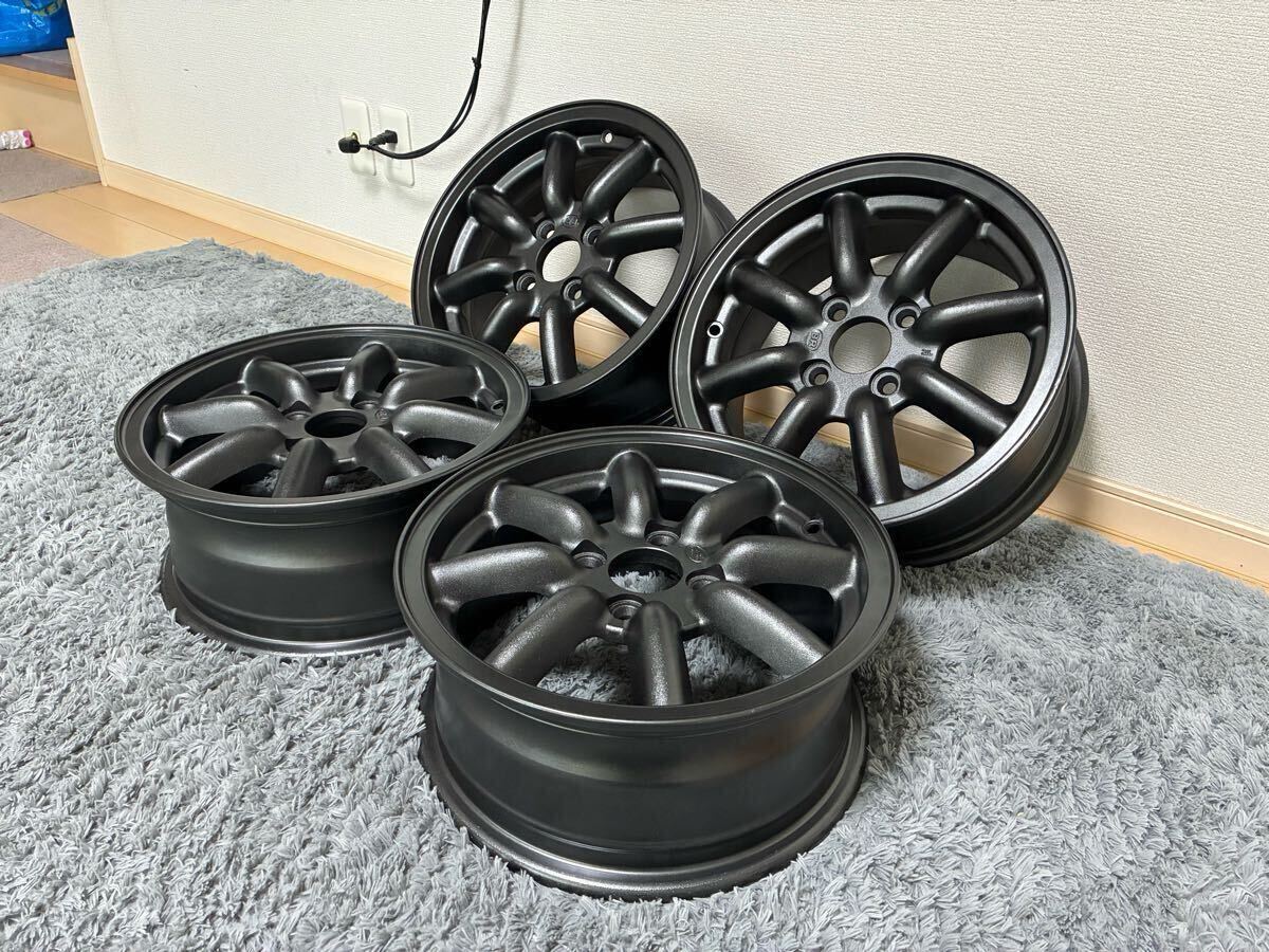 ブラックレーシング ホイール4本セット ブラックレーシング14インチ 6J